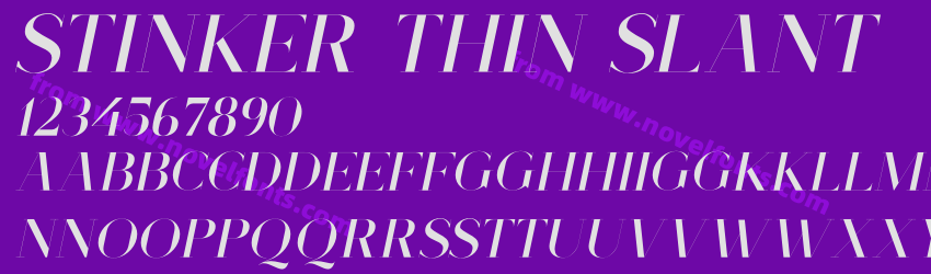 Stinker Thin SlantPreview