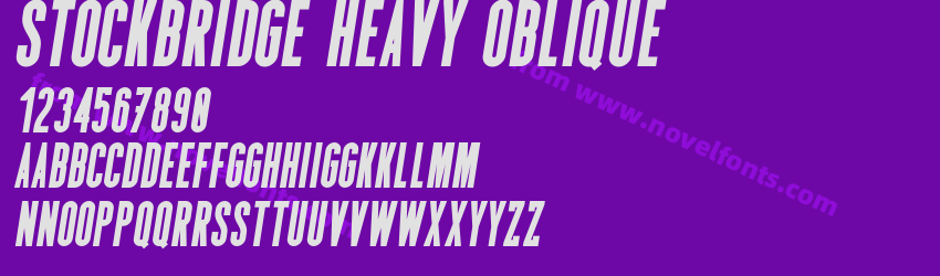 Stockbridge Heavy ObliquePreview Stockbridge Heavy ObliquePreview