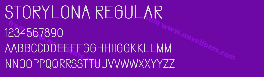 Storylona RegularPreview Storylona RegularPreview