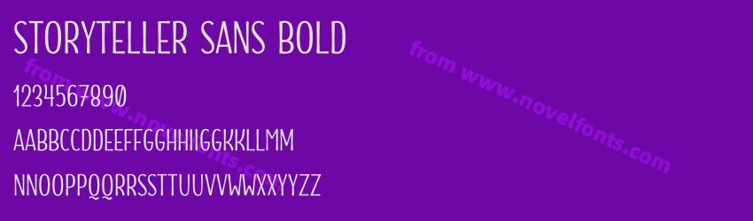 Storyteller Sans BoldPreview Storyteller Sans BoldPreview
