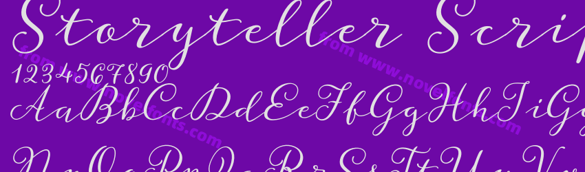 Storyteller Script ItalicPreview Storyteller Script ItalicPreview