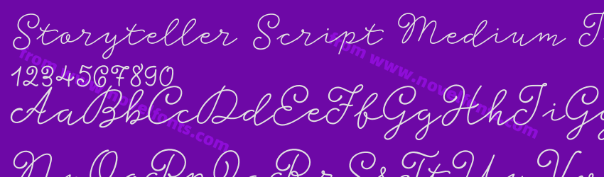Storyteller Script Medium ItalicPreview Storyteller Script Medium ItalicPreview