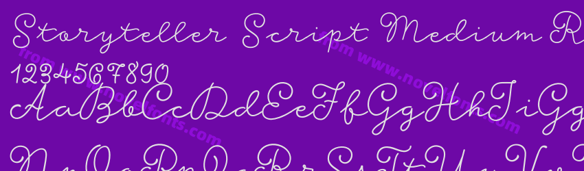 Storyteller Script Medium RegularPreview Storyteller Script Medium RegularPreview