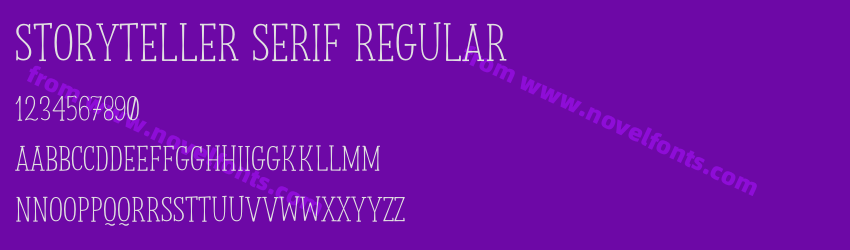 Storyteller Serif RegularPreview Storyteller Serif RegularPreview
