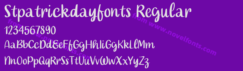 Stpatrickdayfonts RegularPreview Stpatrickdayfonts RegularPreview