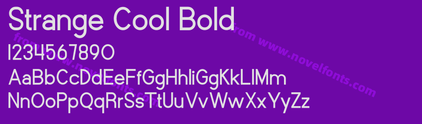Strange Cool BoldPreview Strange Cool BoldPreview