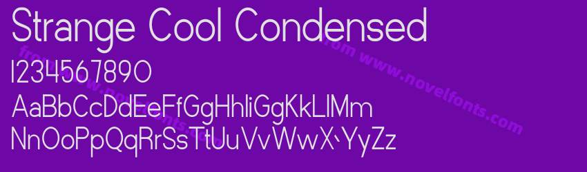 Strange Cool CondensedPreview Strange Cool CondensedPreview