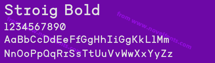 Stroig BoldPreview Stroig BoldPreview