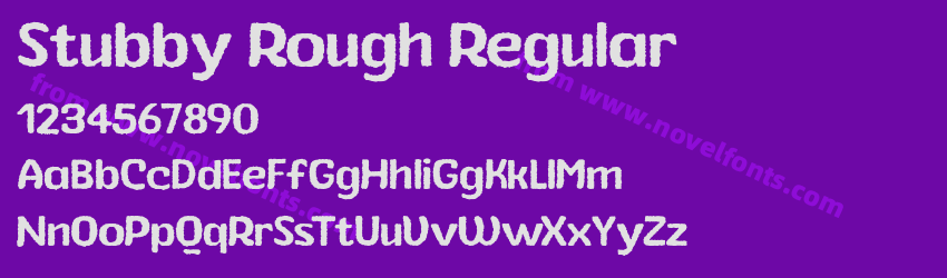 Stubby Rough RegularPreview Stubby Rough RegularPreview