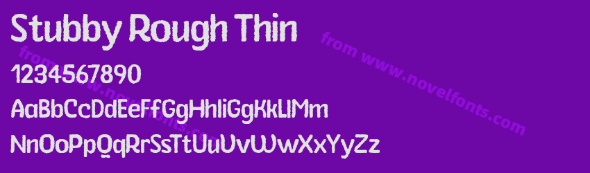 Stubby Rough ThinPreview Stubby Rough ThinPreview