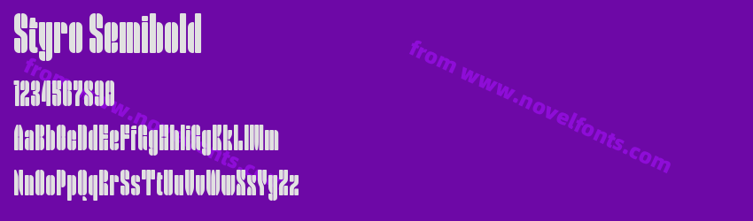 Styro SemiboldPreview Styro SemiboldPreview