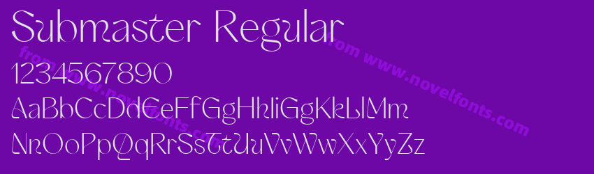 Submaster RegularPreview Submaster RegularPreview