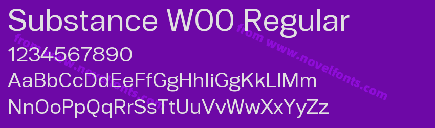 Substance W00 RegularPreview Substance W00 RegularPreview