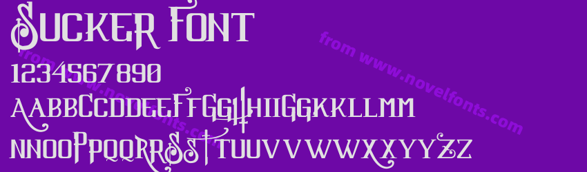 Sucker FontPreview Sucker FontPreview