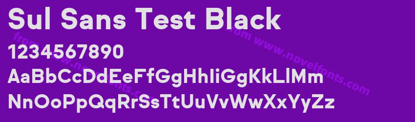 Sul Sans Test BlackPreview Sul Sans Test BlackPreview