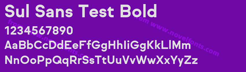 Sul Sans Test BoldPreview Sul Sans Test BoldPreview