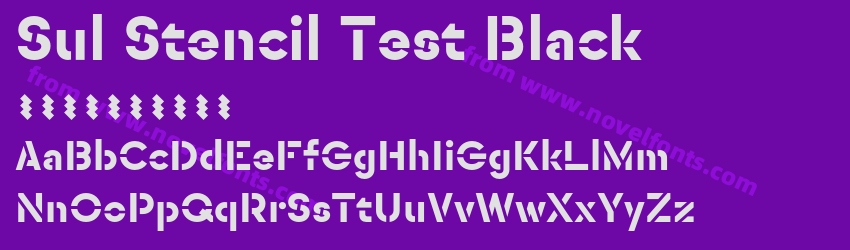 Sul Stencil Test BlackPreview Sul Stencil Test BlackPreview