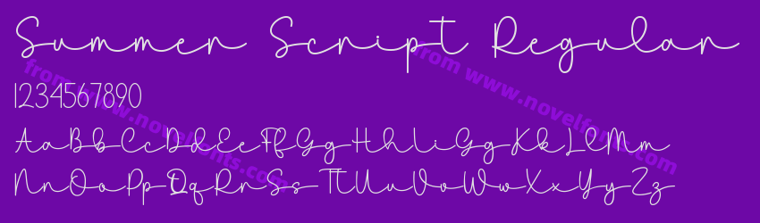 Summer Script RegularPreview Summer Script RegularPreview
