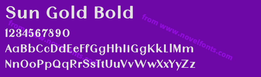Sun Gold BoldPreview Sun Gold BoldPreview