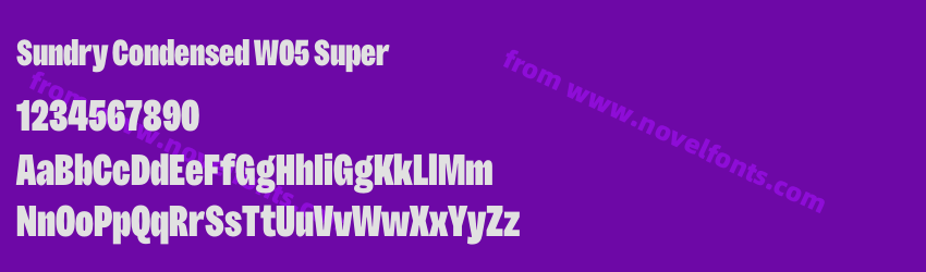Sundry Condensed W05 SuperPreview Sundry Condensed W05 SuperPreview