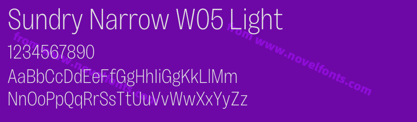 Sundry Narrow W05 LightPreview Sundry Narrow W05 LightPreview