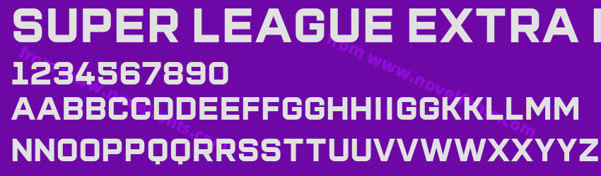 Super League Extra BoldPreview Super League Extra BoldPreview