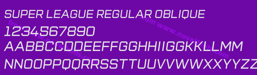Super League Regular ObliquePreview Super League Regular ObliquePreview