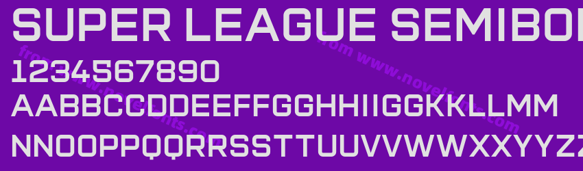 Super League SemiboldPreview Super League SemiboldPreview