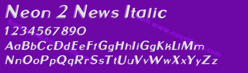 Neon 2 News ItalicPreview