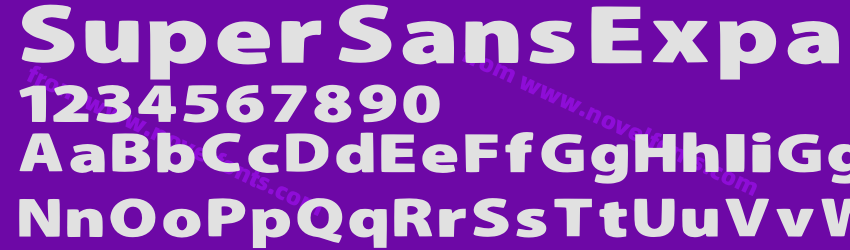 Super Sans ExpandedPreview Super Sans ExpandedPreview