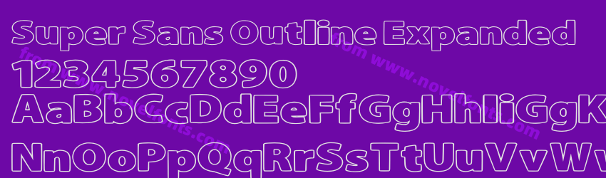 Super Sans Outline ExpandedPreview Super Sans Outline ExpandedPreview