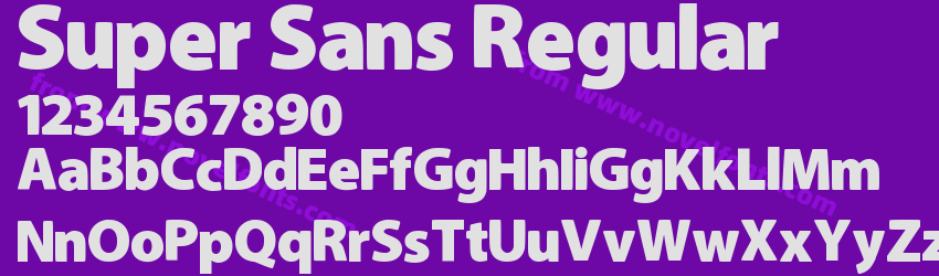 Super Sans RegularPreview Super Sans RegularPreview