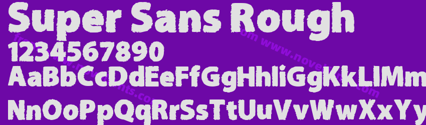 Super Sans RoughPreview Super Sans RoughPreview