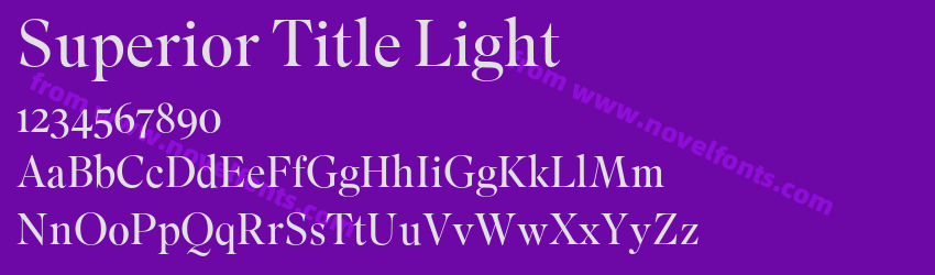 Superior Title LightPreview