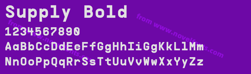 Supply BoldPreview Supply BoldPreview