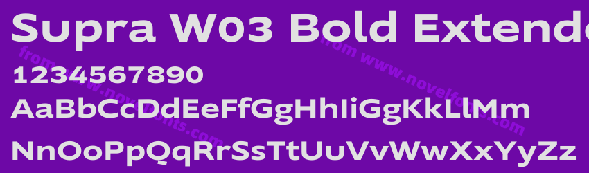 Supra W03 Bold ExtendedPreview Supra W03 Bold ExtendedPreview