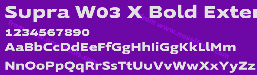 Supra W03 X Bold ExtendedPreview Supra W03 X Bold ExtendedPreview