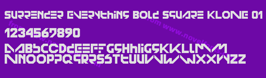 Surrender Everything Bold Square KLONE 01 RegularPreview Surrender Everything Bold Square KLONE 01 RegularPreview