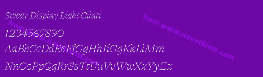 Swear Display Light CilatiPreview Swear Display Light CilatiPreview