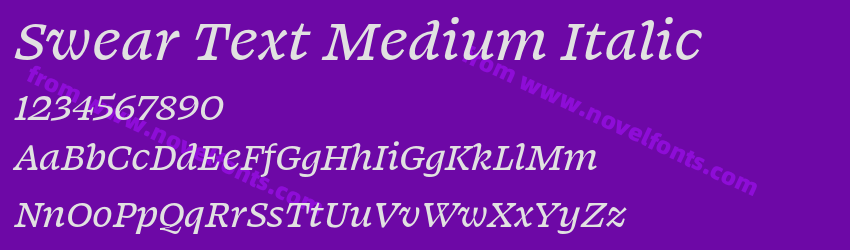 Swear Text Medium ItalicPreview Swear Text Medium ItalicPreview