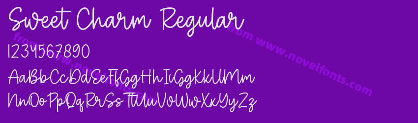 Sweet Charm RegularPreview Sweet Charm RegularPreview