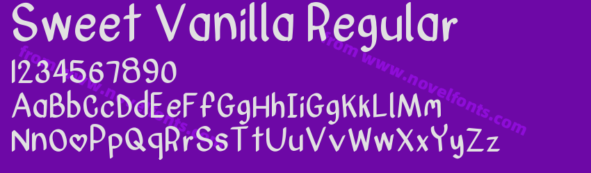 Sweet Vanilla RegularPreview Sweet Vanilla RegularPreview