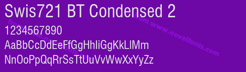 Swis721 BT Condensed 2Preview Swis721 BT Condensed 2Preview