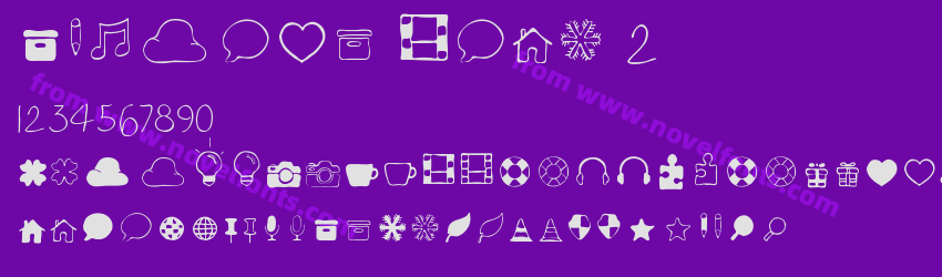 Symbols Font 2Preview Symbols Font 2Preview