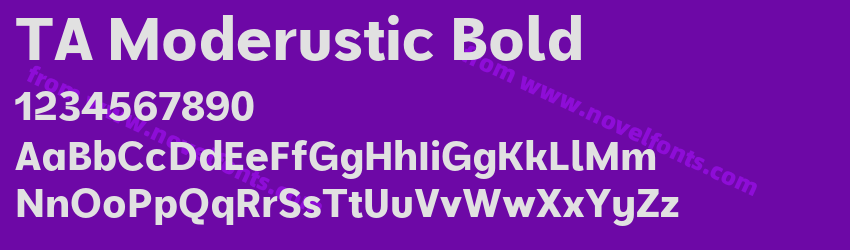 TA Moderustic BoldPreview TA Moderustic BoldPreview