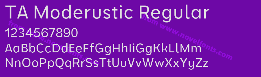 TA Moderustic RegularPreview TA Moderustic RegularPreview