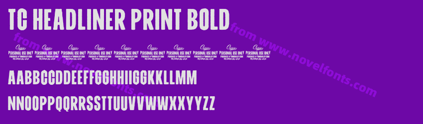 TC Headliner Print BoldPreview TC Headliner Print BoldPreview