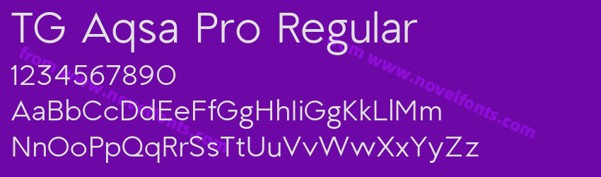 TG Aqsa Pro RegularPreview TG Aqsa Pro RegularPreview