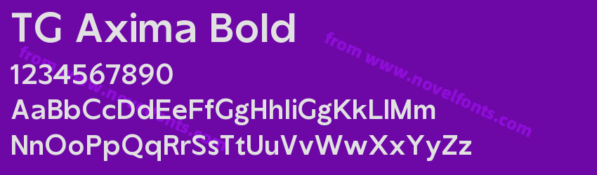TG Axima BoldPreview TG Axima BoldPreview