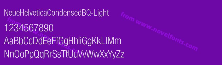NeueHelveticaCondensedBQ-LightPreview